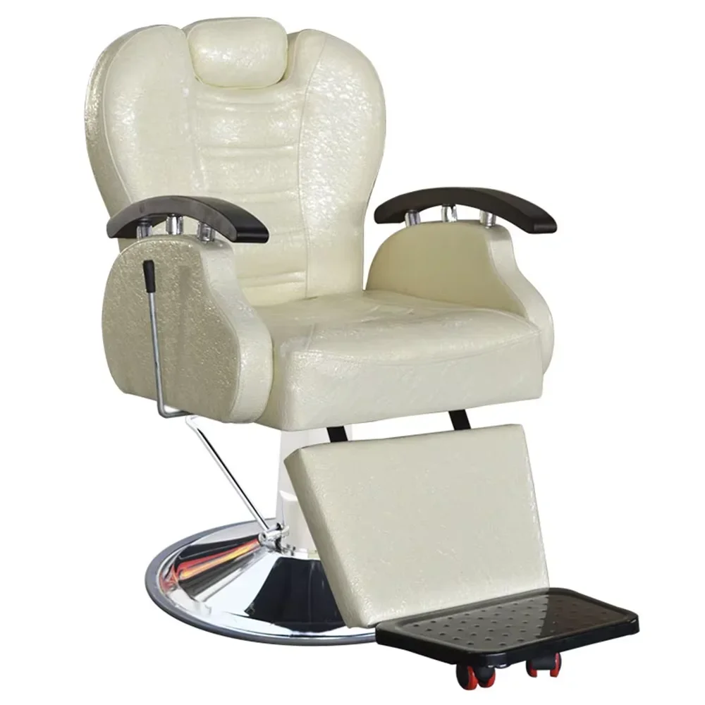 High Quality Beauty Barbershop Salon Equipment And Furniture Hair Saloon Chairs Metal Barber Chair