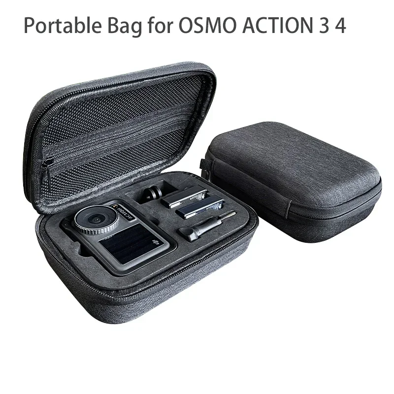 Mini Carrying Case Bag For DJI OSMO Action 3 4 Travel Bag Camera Accessories for DJI Osmo Action 4 3 Storage Bag Protective Box