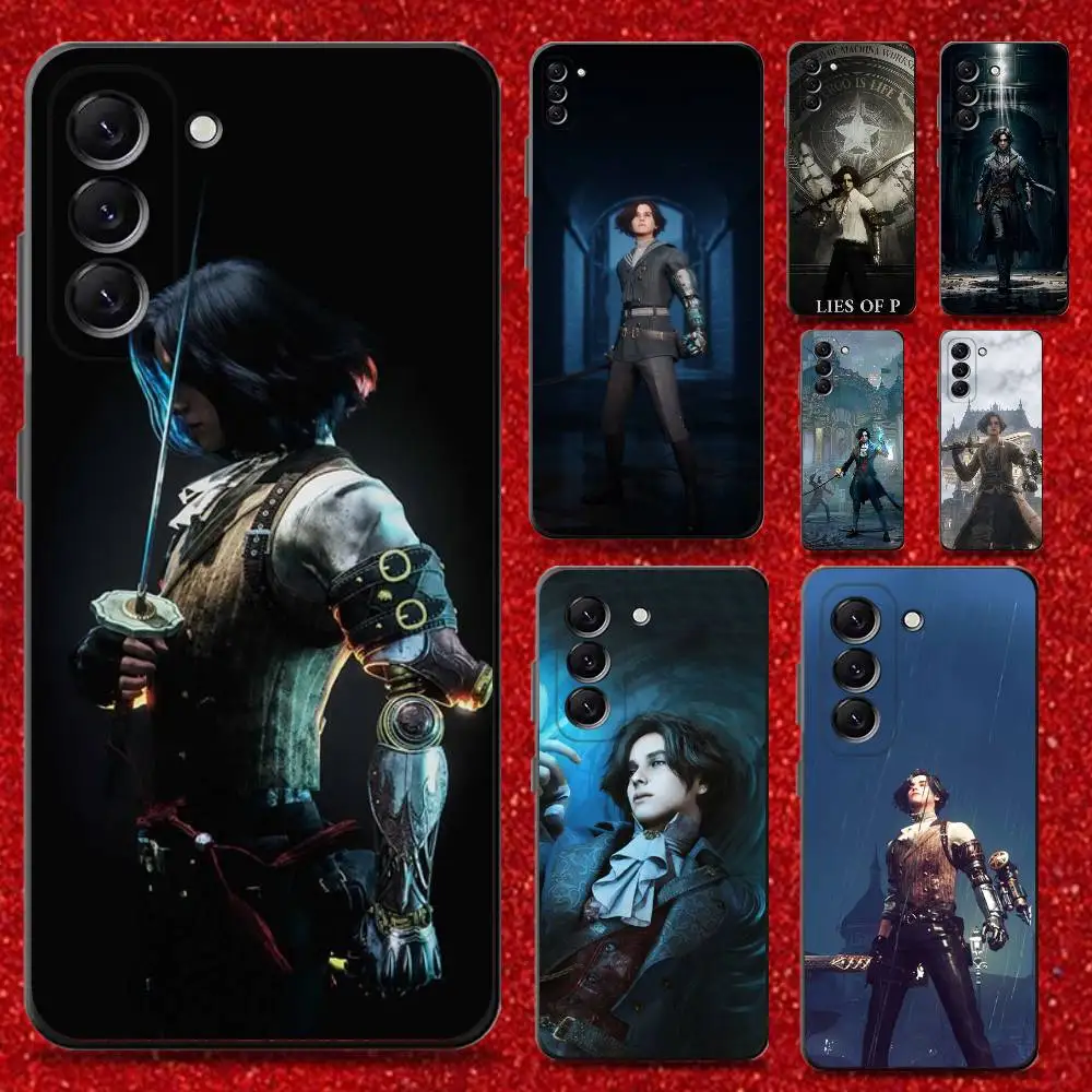 

Game L-Lies P Phone Case For Samsung Galaxy A13,A21s,A22,A31,A32,A52,A53,A71,A80,Soft Black Shell