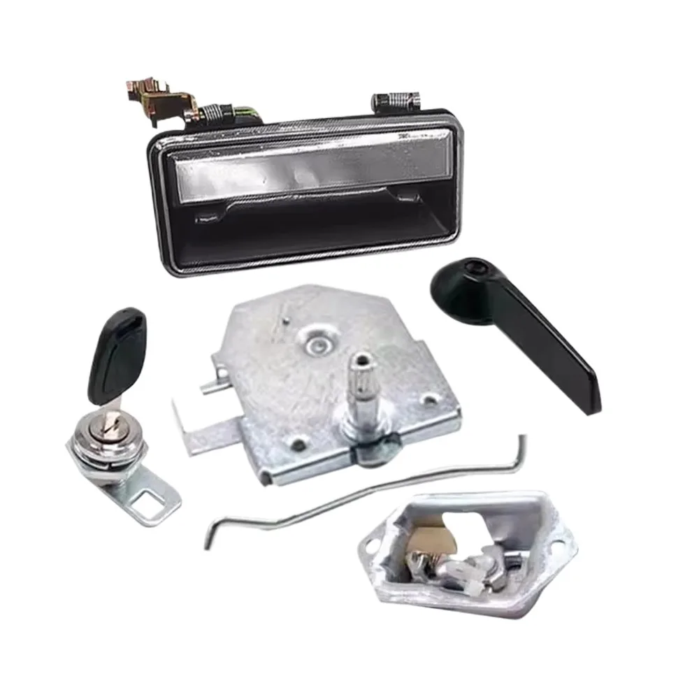 

For Dh55 55-7 Cab Door Lock Assembly Excavator Lock Cylinder Lock Block Internal And External Handles