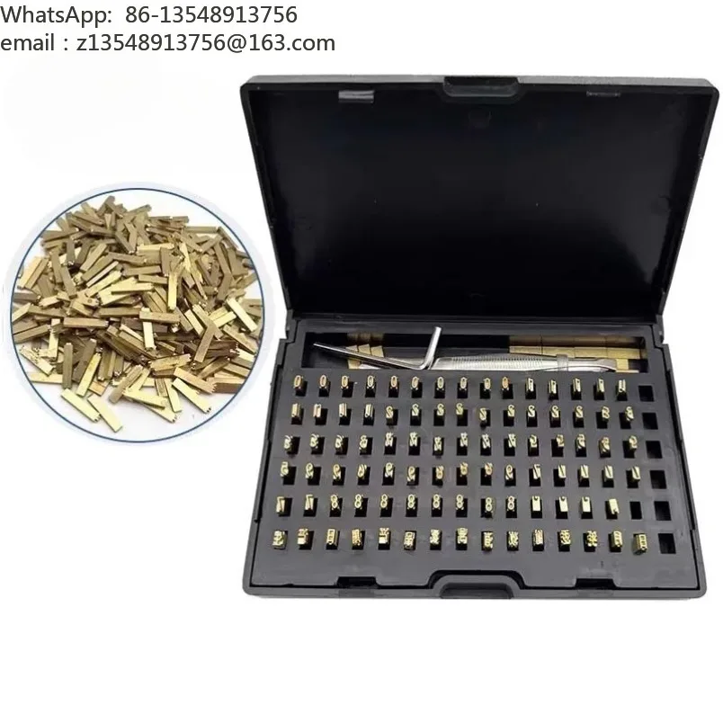 Coding Machine Copper Letters Stamp Brass Letters Numbers Alphabet Font for DY-8 HP-241 HP-241B Character Date Code Machine