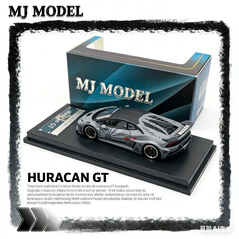 

Модель MJ 1:64 Lamborghini Huracan GT, реалистичная статическая модель автомобиля из сплава, подарок для мальчиков на праздник, коллекционный предмет для взрослых, украшение для дома.