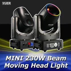 YUER NEW Mini Bulb Beam 230W 7R Moving Head Lighting With Ring For DJ Disco Projetor Projector Light With DMX Home Party