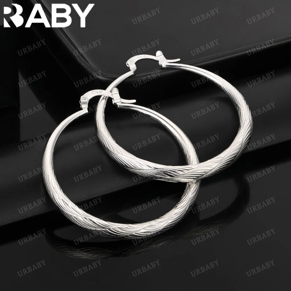 

URBABY 925 Sterling Silver Wedding Hook Beautiful High Quality Earring Jewelry For Women Daily Wear And Trend Gift