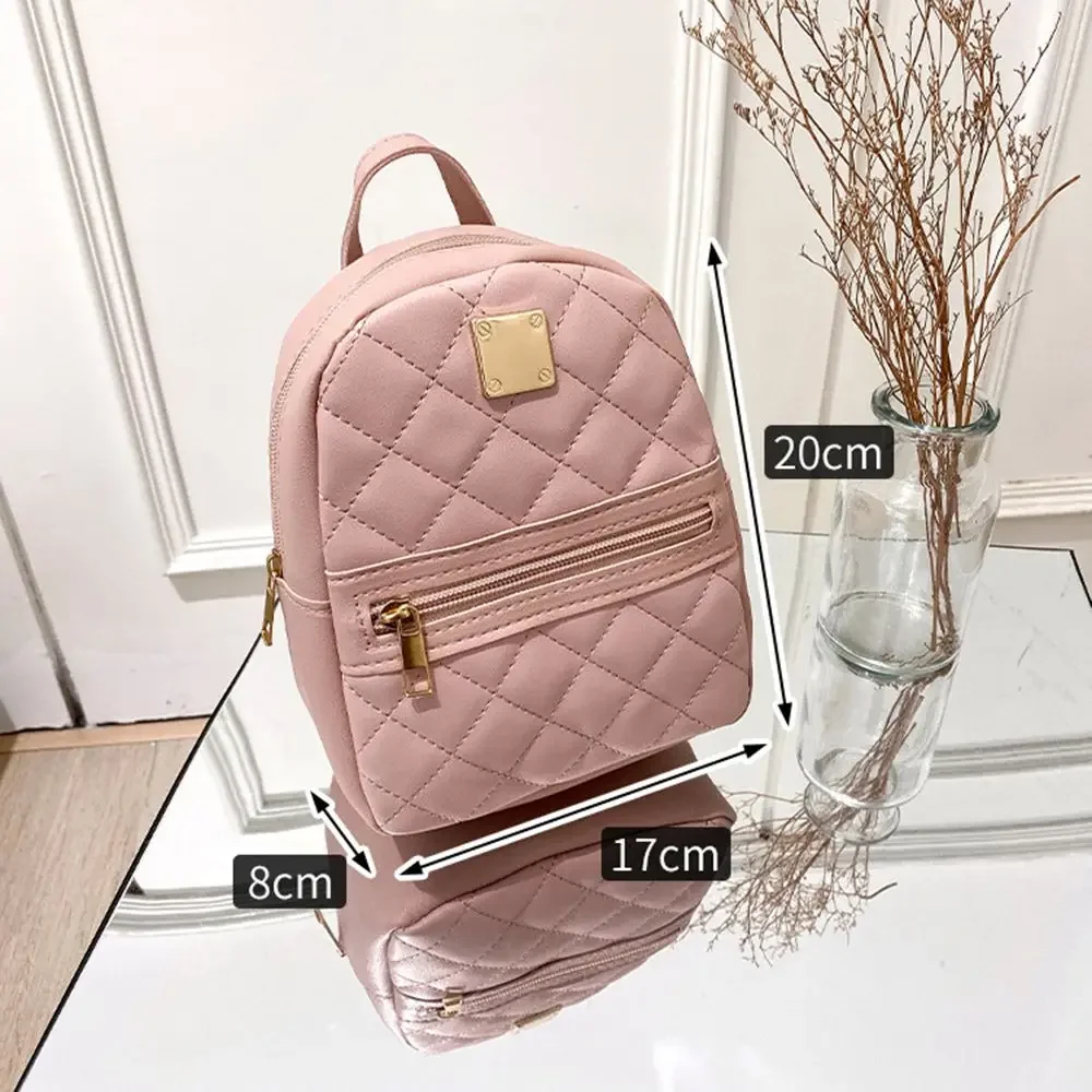 Mini Backpack for Women PU Leather Multifunction Crossbody Bag Ladies Phone Pouch Pack Luxury Brand Shoulder Bag Messenger Bags