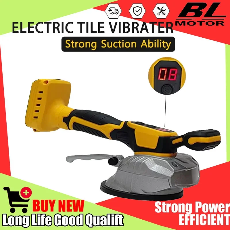 

For Dewalt 18V Battery Tile Tiling Machine High Loading Capacity Wall Floor Tile Laying VibratingTool 8 Adjustable Tool