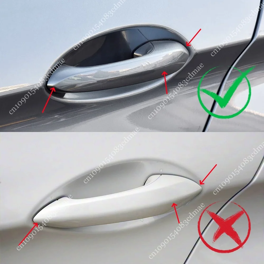 4 قطعة غطاء مقبض باب السيارة الديكور الخارجي لسيارات BMW G20 G22 G30 G32 G01 G02 G05 G06 G07 3/4/5/6/8 سلسلة X3/X4/X5/X6/X7