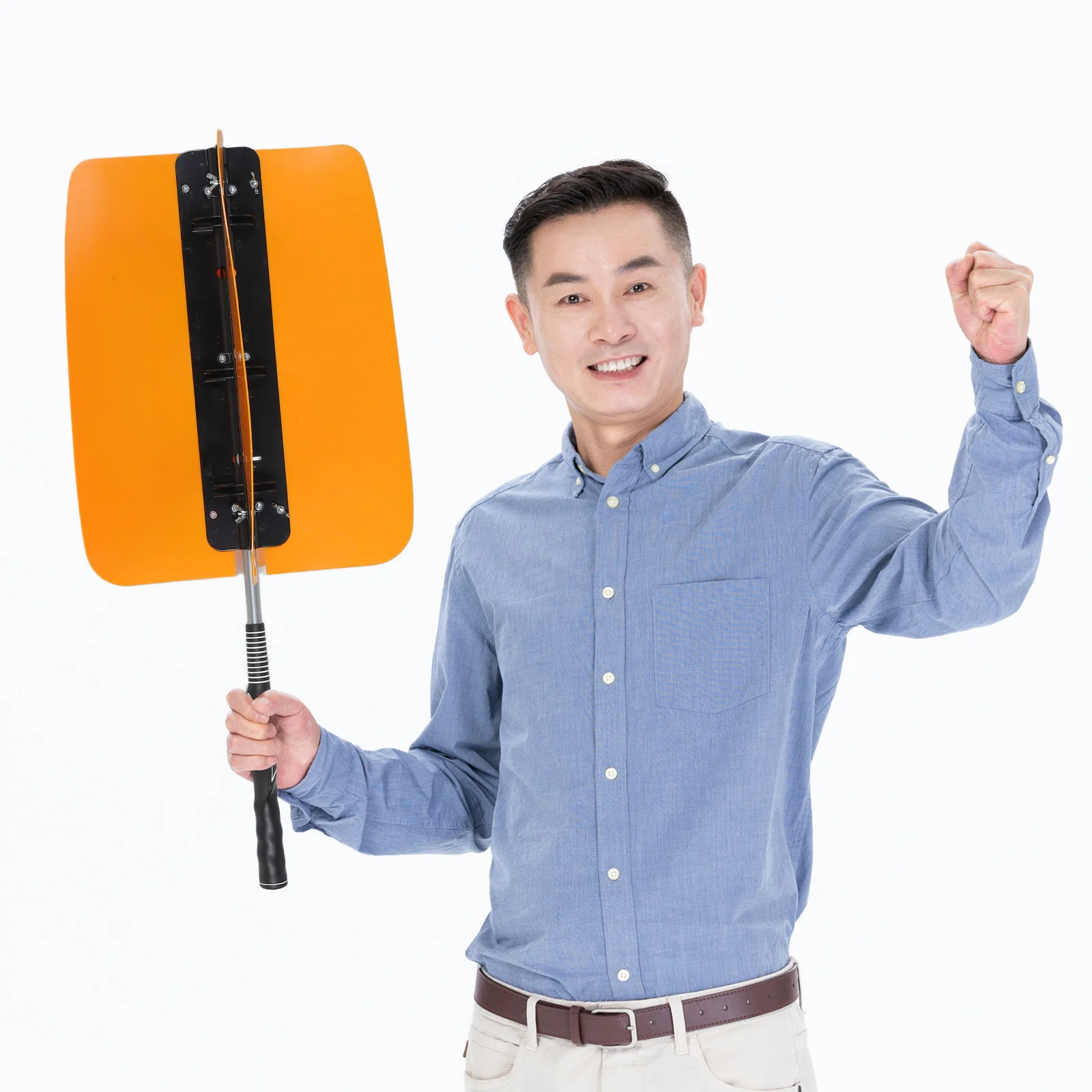 

Golf Swing Training Aid with Adjustable Wind Resistance Portable Design for Improved Stability Strength and Control Realistic