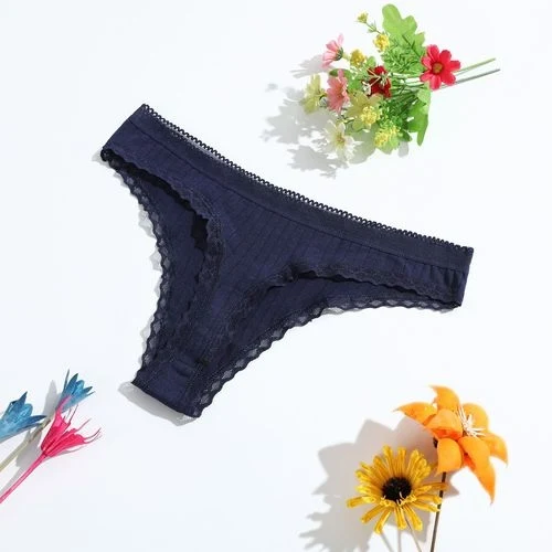 3 Pcs/Set Women Panties Underwear Fashion Thong Sexy Cotton Panties Ladies G-string Soft Lingerie Solid Low Rise Panty