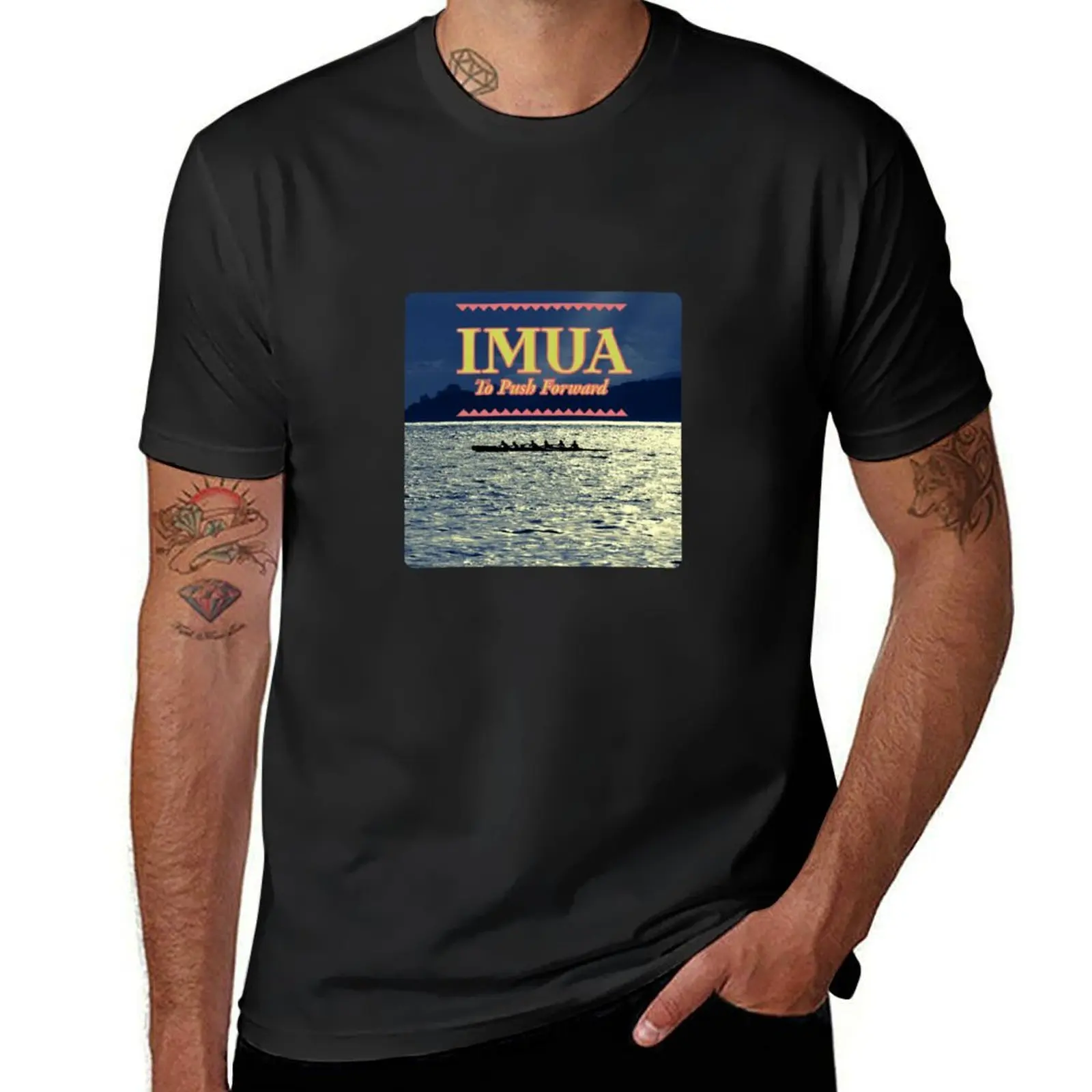 Hawaiian Canoe IMUA Push Forward T-Shirt aesthetic clothes Aesthetic clothing new edition men t shirts