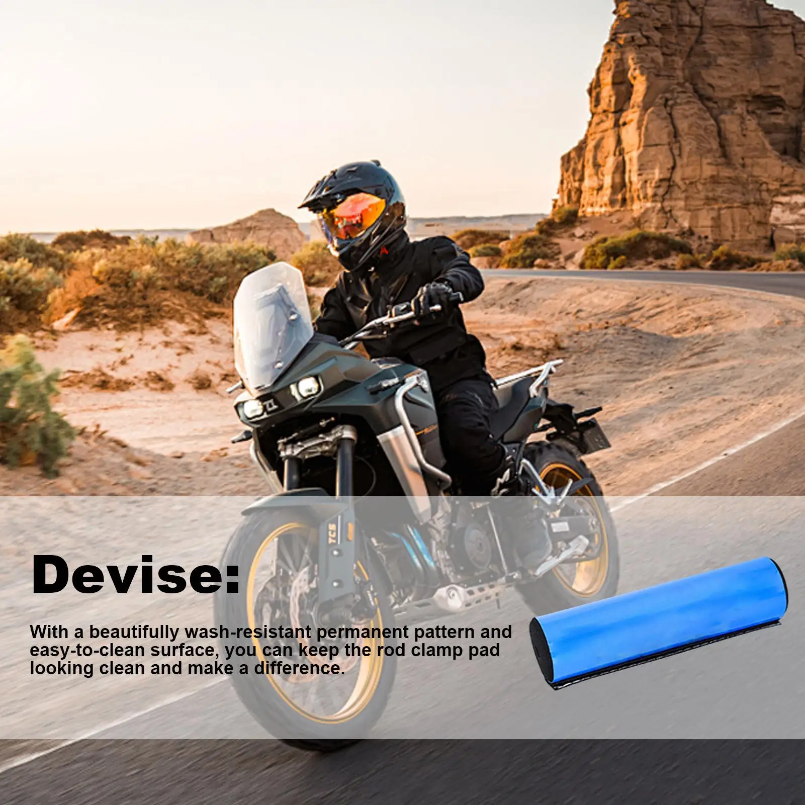Motorcyclist's Chest Protector Precise Fit Handlebar Pad For Bike High-Density Cross Bar Handlebar Foam Pad For Handlebar For