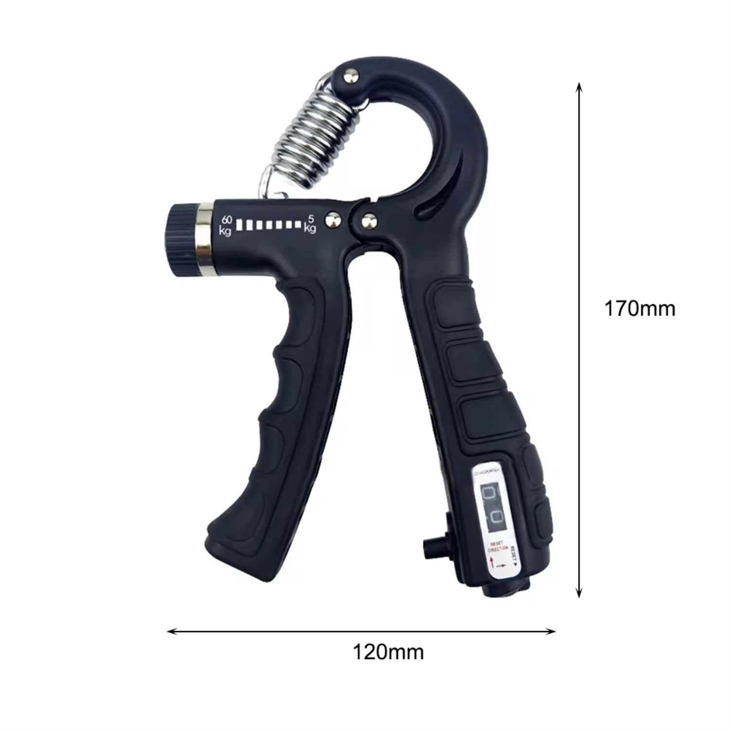 New 5/100KG Grip Strength Trainer Wrist Expander Adjustable Resistance Finger Exerciser Muscle Building Strength Hand Gripper Tr