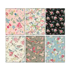 Flowers Birds Passport Cover Women Travel Passport Holder Girls PU Leather Credit Card Wallet Cute Ticket Passports Case