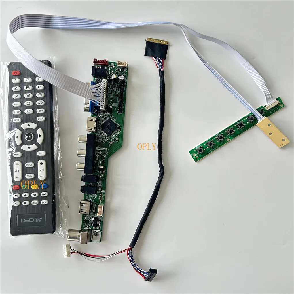 

TV Controller board for N173HGE N173HGE-L11 N173HGE-L21 1920x1080 17.3" USB AV VGA HDMI-compatible RF Audio LED Screen panel
