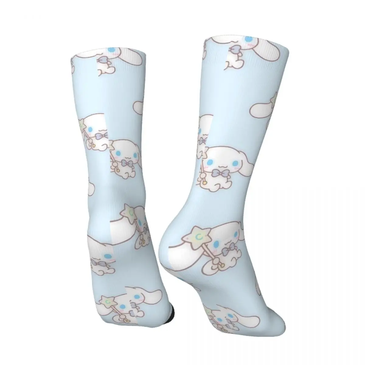 Cinnamoroll Socks Spring Sanrio Stockings Vintage Men's Soft Socks Graphic Climbing Anti Bacterial Socks