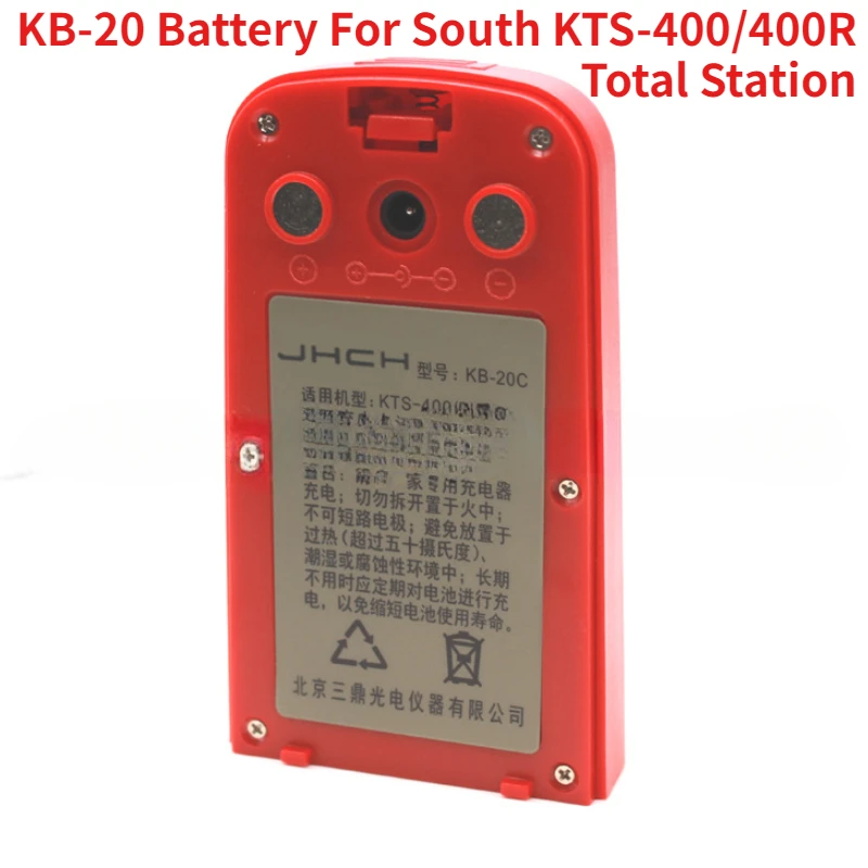 KB-20C Rechargeable Battery for South Kolida KTS-400/400R Series Total Station 6V 3500mAh NI-MH Battery