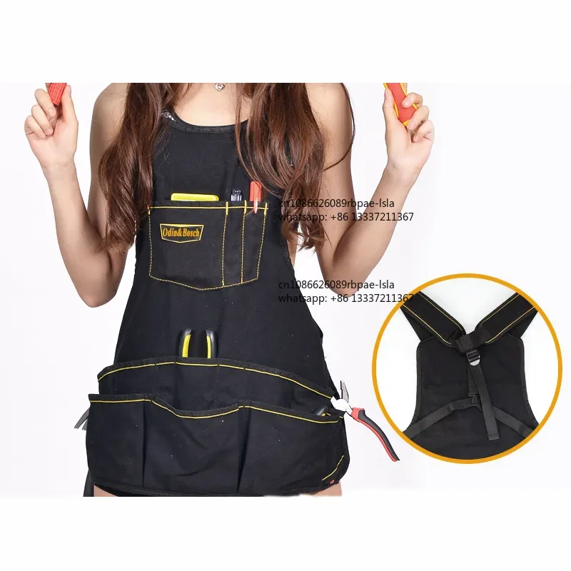 Portable Customise Portable Cotton Canvas Tool Apron