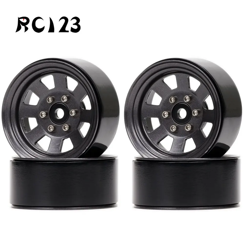 

1.9"Alloy CNC Beadlock Wheel Rims Hub for 1/10 RC Axial SCX10 AXI03007 TRX4 Redcat Kyosho D110 MST KM2 Tamiya Car Accessories