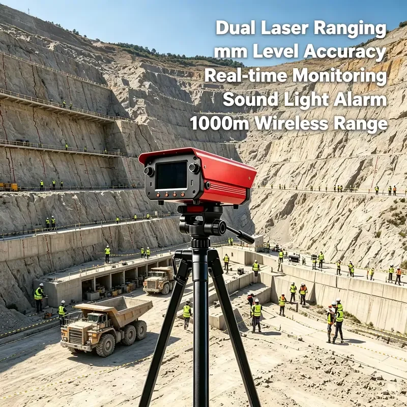Glacier Valley Slope Displacement Ranging Sensor mm Precision IP66 Wireless Ice Point Melt