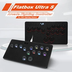 Flatbox Ultra S Hitbox Stickless Arcade Stick For Ps5/Ps4/PC Gmaepad Controller Gmae Stick For Nintendo Switch/Steam/Mister