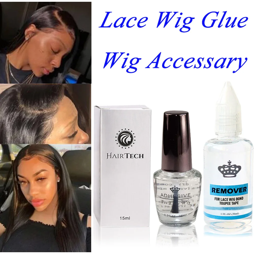 Lace Front Wig Glue Waterproof Wig Glue Strong Hold Lace Glue Private Label Wig Accessories for Frontal Closure Toupee 38ml