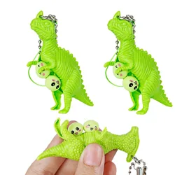 1pc Fidget Toys Pack Portachiavi Decompression Edamame Toys Squishy Squeeze Peas Beans Keychain Cute Stress Adult Toy Key Chain