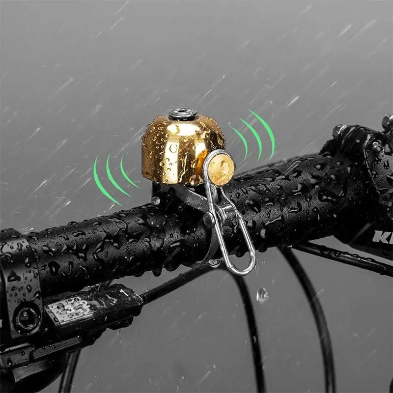 Retro Classical Bicycle Bell Clear Loud Sound Steel Copper Bells Mountain Bike Handlebar Ring Horn Safety Cycling Warning Alarm