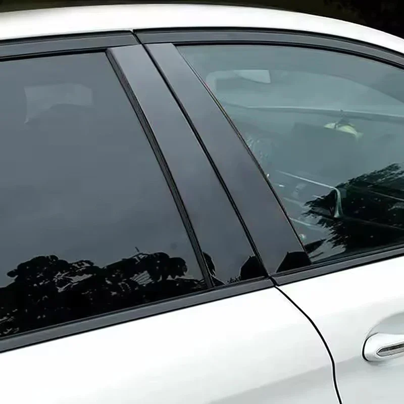 Picture 3: Glossy Black Window Door Deal B C Pillar Post Cover Sticker For Nissan Frontier 2005-2020 2006 2007 2008 2009