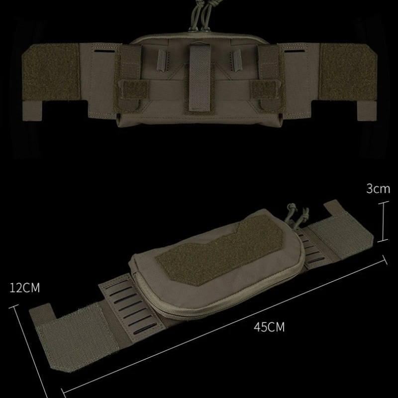 التكتيكية اللوحة 2Nd الطبقة المشرف الحقيبة ل Pincer الثلاثي مجلة جيب التخزين الأمامي حقيبة مدمجة لوحة الناقل الصيد الادسنس #2