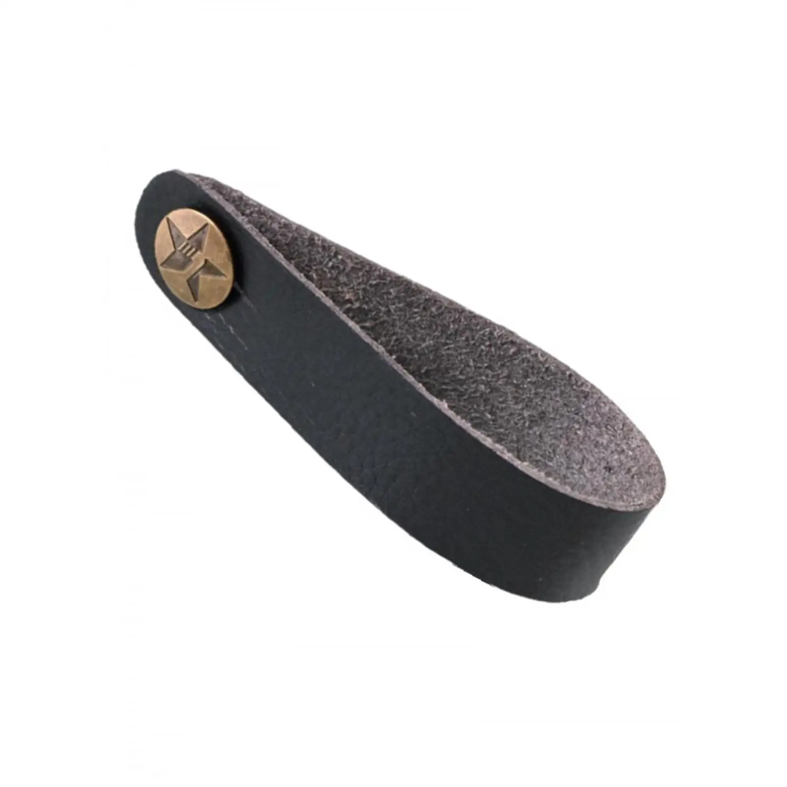 PU Leather Strap Lock Guitar Button Set with Headstock Adapter Tie Quick Release and Picks Pocket for Acoustic and Mandolin