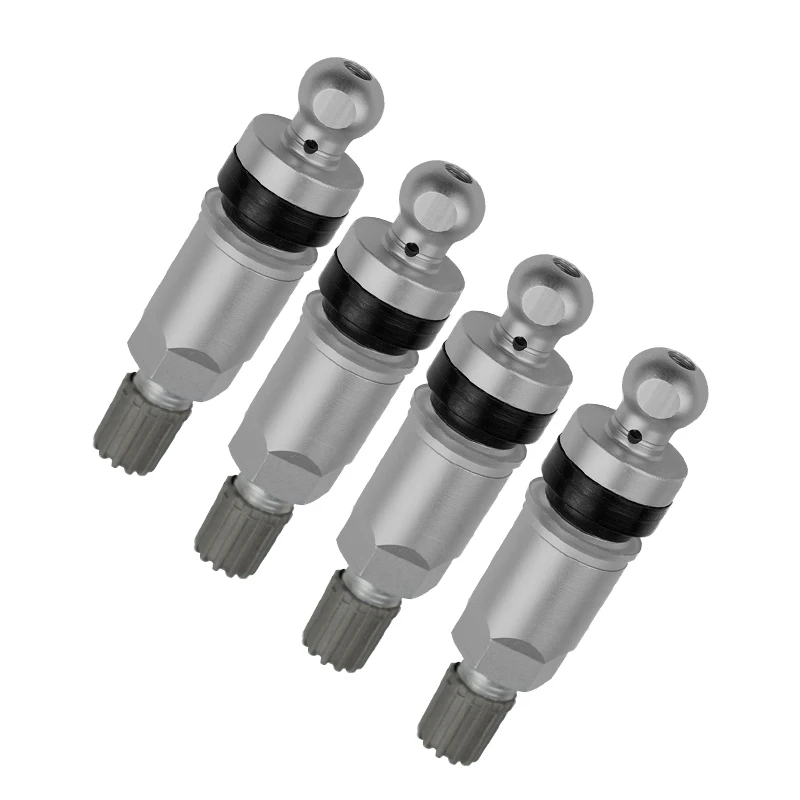 

Car accessories Tire Valve For Nissan BMW X5 Mitsubishi Aluminum alloy Valve Stem Tire Sensor Kit TPMS Tire pressure sensor 4PCS