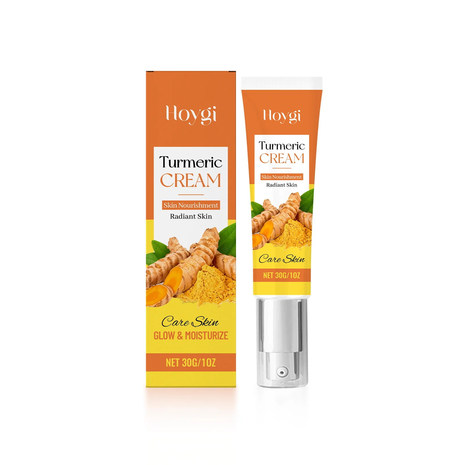 Turmeric Brightening Cream Anti Aging Fade Dark Spots Remove Dull Pigmentation Acne Treatment Hydrating Nourish Face Moisturizer