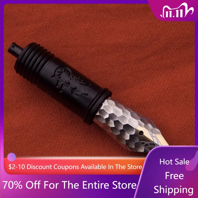 punta-de-pluma-estilografica-plateada-con-diseno-de-martillo-de-lujo-no6-cuchillo-largo-f-m-05-punta-de-07mm-ligera-para-viajes-y-negocios-punta-de-boligrafo-regalo