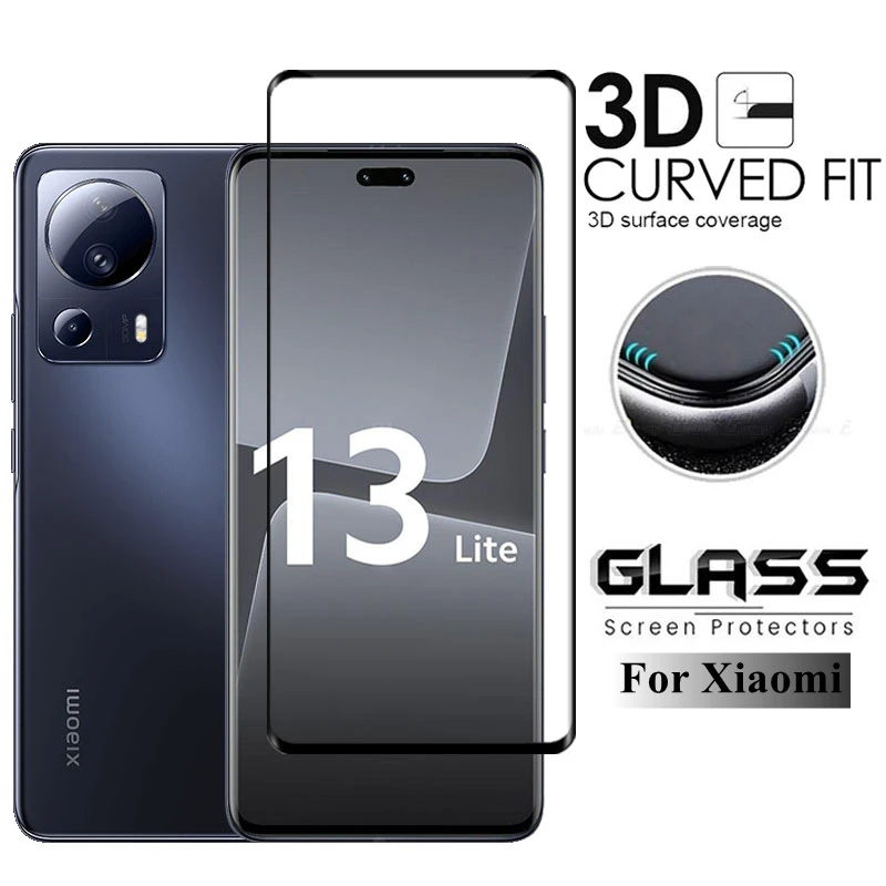 Volle Abdeckung Glas Für Xiaomi 13 Lite Screen Protector Für Xiaomi 13 Lite Gehärtetem Glas Schutz Telefon Film Für Xiaomi 13 Lite