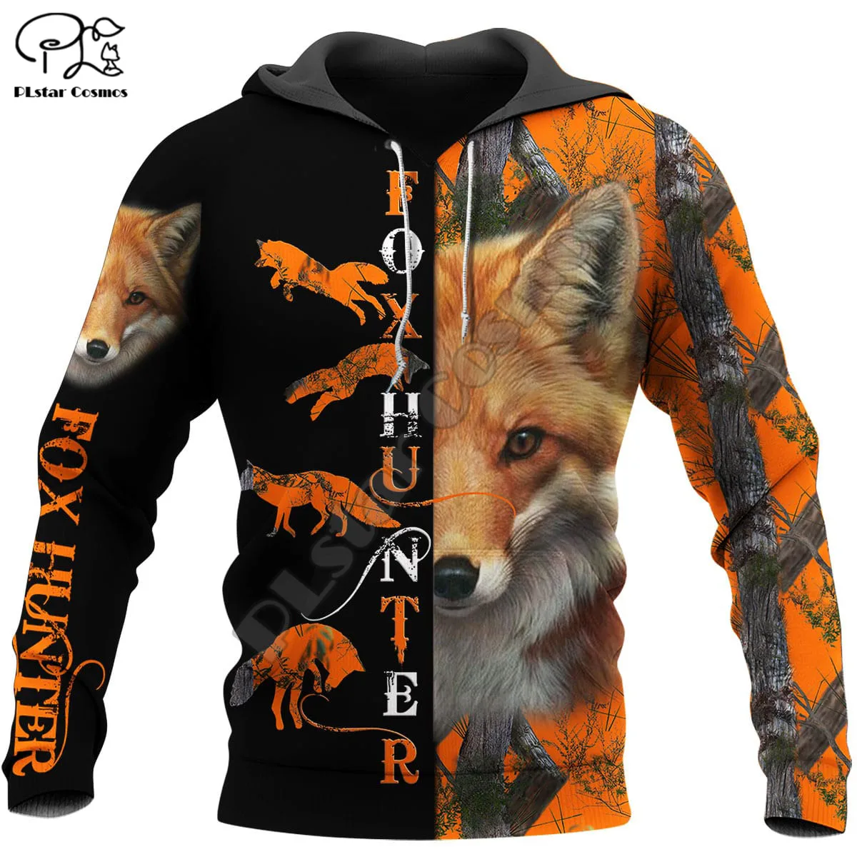 

PLstar Cosmos Cute Fox Animal 3D Printed New Fashion Hoodies Sweatshirts Zip Hoded For Men/Women Casual Streetwear Apparel F17