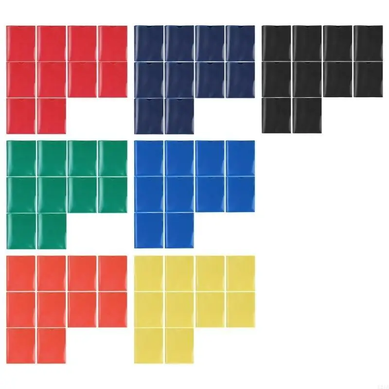 

10Pcs Letter Size Folders with Two Pockets and Business Card Holder, Two Pockets Folders for Office School