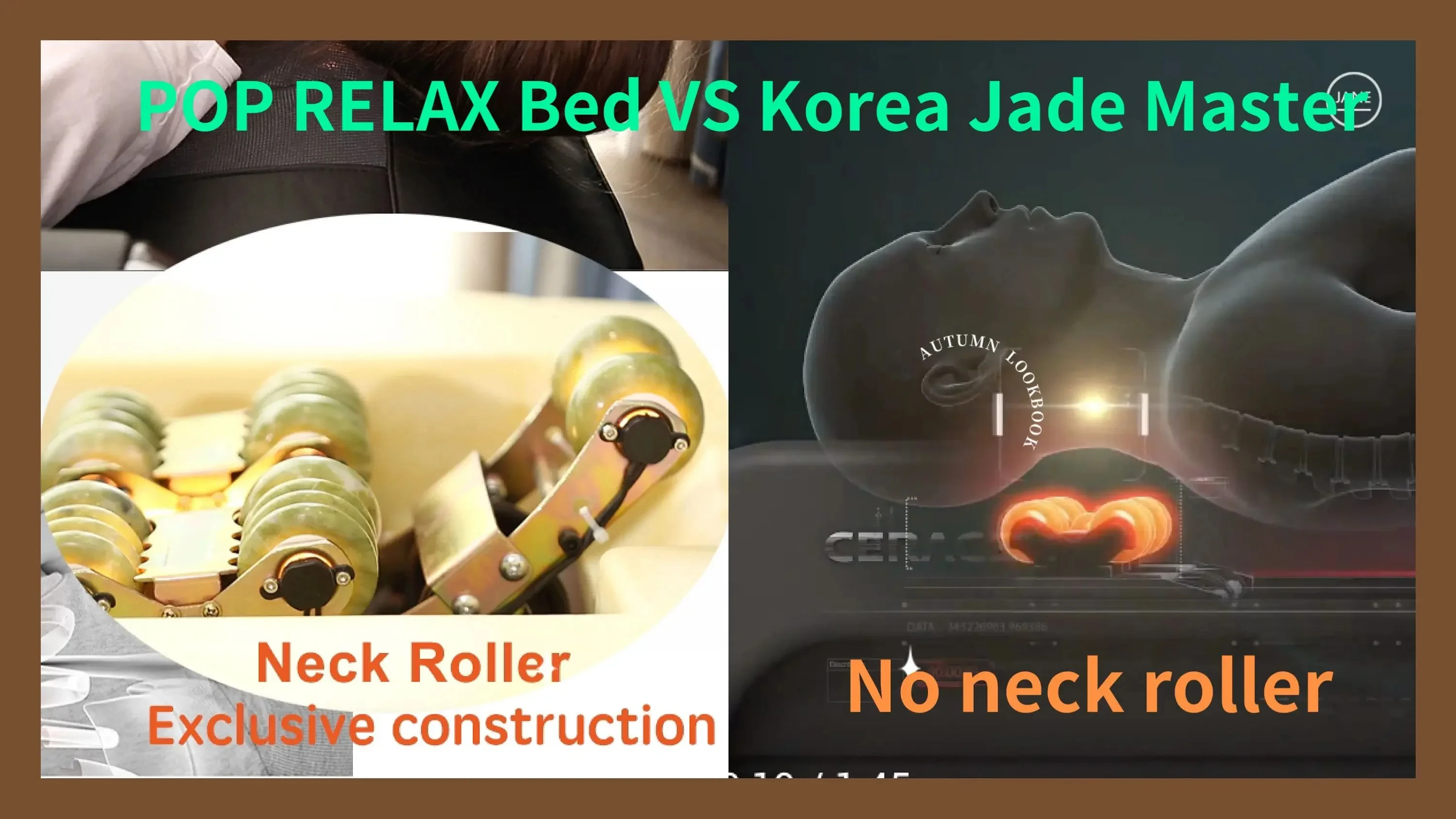 Foldable Korea Spine Body Massager S-Ceragem Master V3 V4 V6 Jade Roller therapy Bed with thermal jade mat infrared massage bed