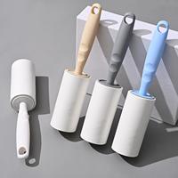 Tearable Lint Roller Sticky Roll Paper Dust Wiper Pet Hair Clothes Carpet Tousle Remover Replaceable Cleaning Brush Accessories