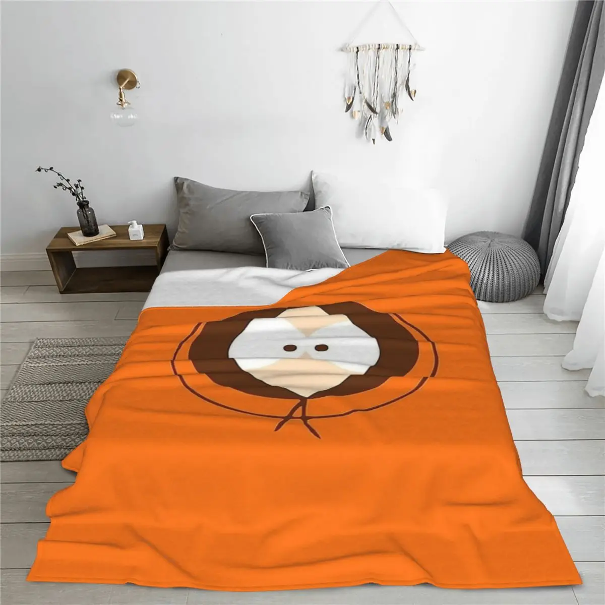 South-Parkk Kenneth Kenny McCormick Blankets Cartoon Flannel Funny Soft Throw Blankets for Home All Season