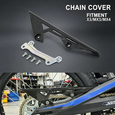 

Carbon Fiber Texture Chain Guard Protector for Tanli X3 / MX3 / MX4 / MX5 Motorcycle