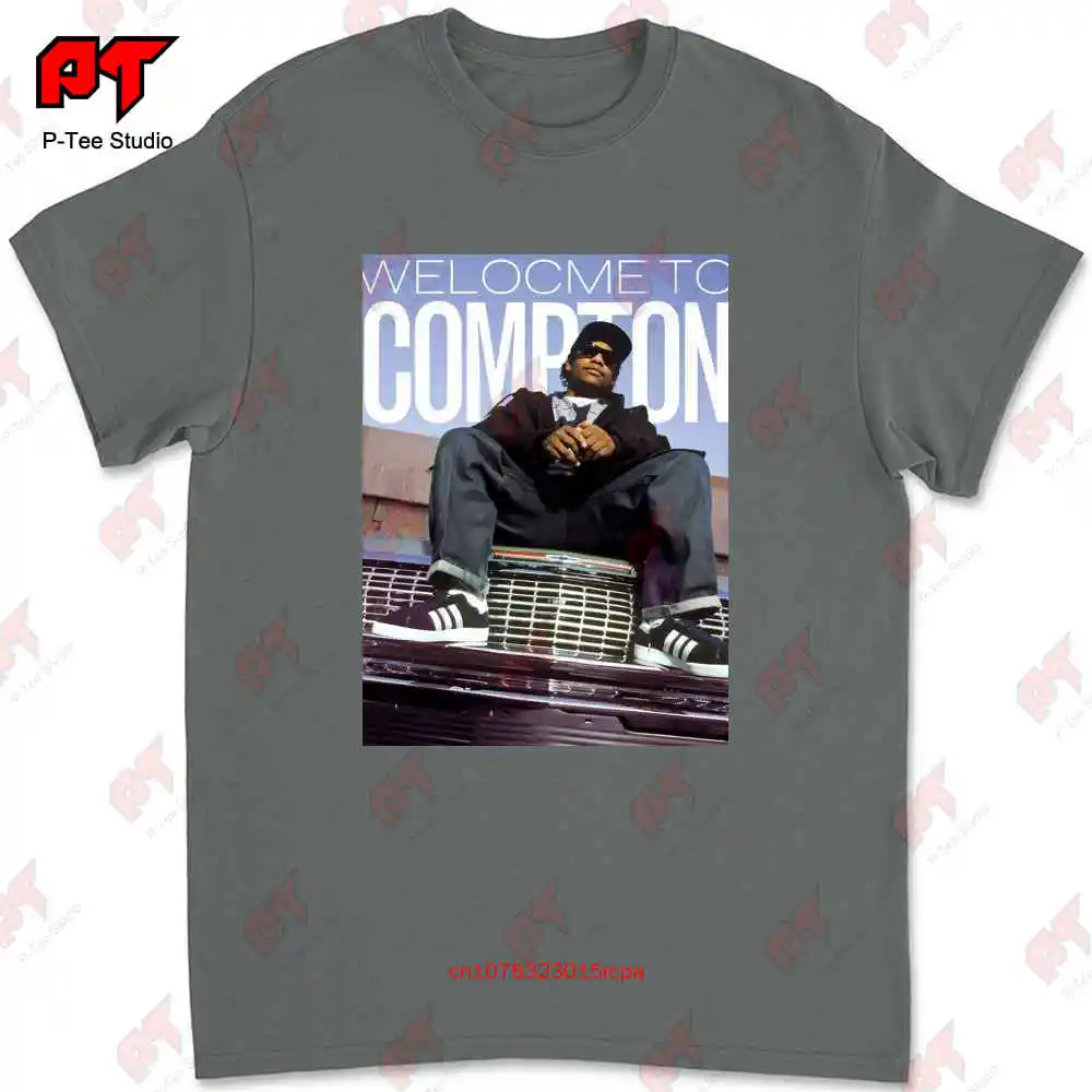 Retro Eazy E Welcome To Compton T Shirt Black S 4Xl Cc1892 N5NY