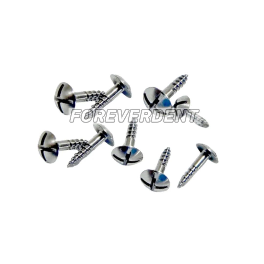 20 Pieces Dental Tenting Screw GBR Titanium Alloy Implant System Guided Bone Regeneration Self-Drilling Screw Length 7mm/8mm/9mm