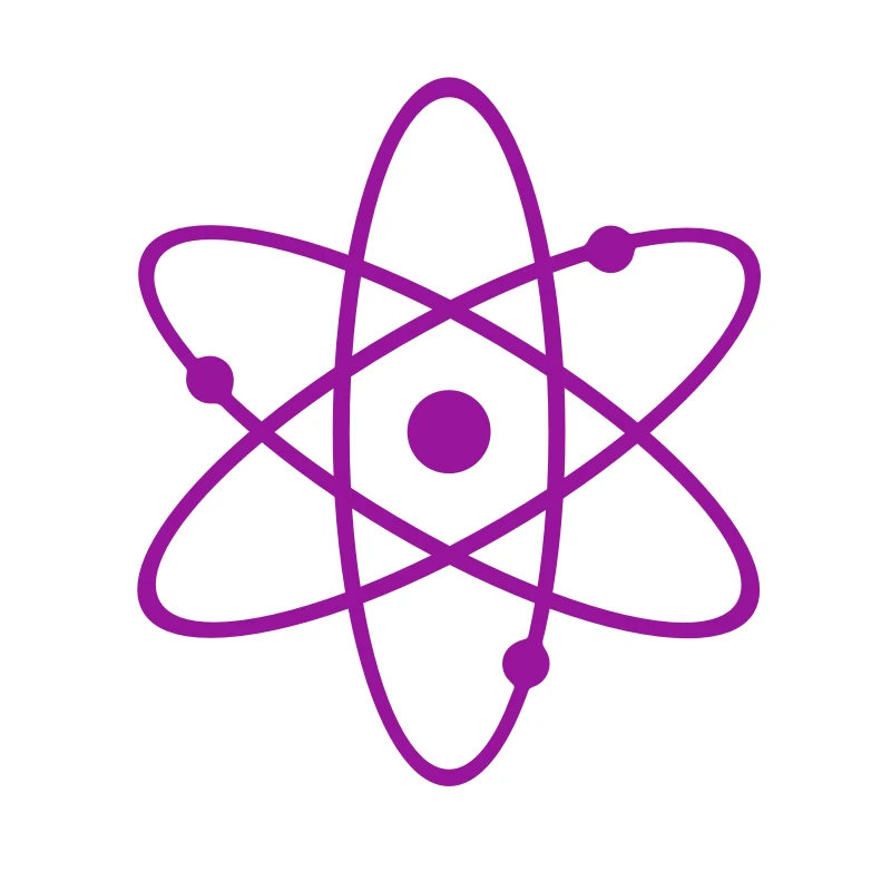 Size can be customized Atomic Symbol Vinyl Sticker Decal Wall Laptop Car Window 20 Color Choose