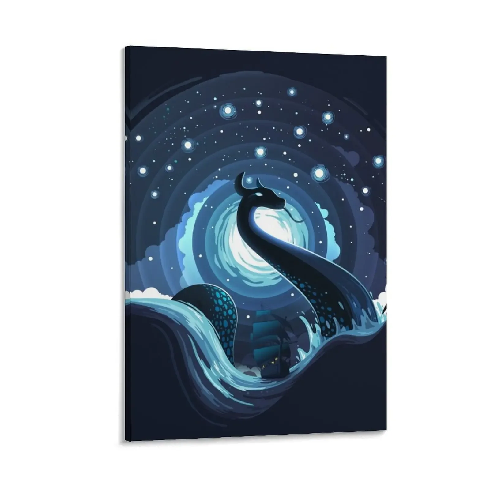 

Sea Serpent Canvas Painting Decoration for bedroom paintings wall decor posters for room room decorations