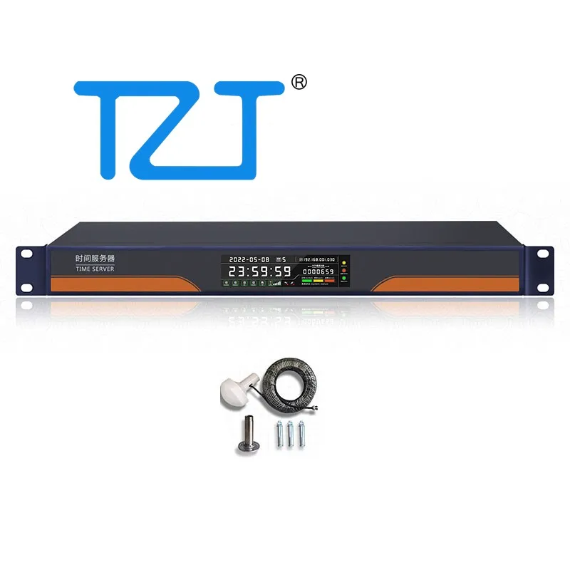MA-902 Gigabit Network Time Server Support Multi-mode Satellite (1 Gigabit Port + 30m Mushroom Antenna + Rubidium Atomic Clock)