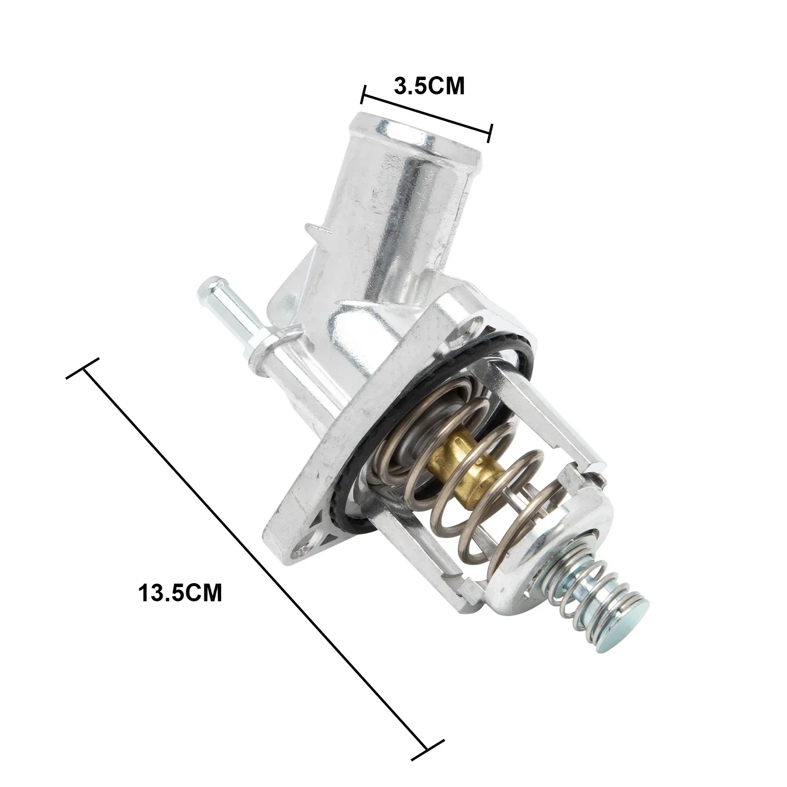 Carcasa del termostato del refrigerante del motor del coche, 15-11125, 12674639, para Chevy Silverado, Suburban, Tahoe, Corvette