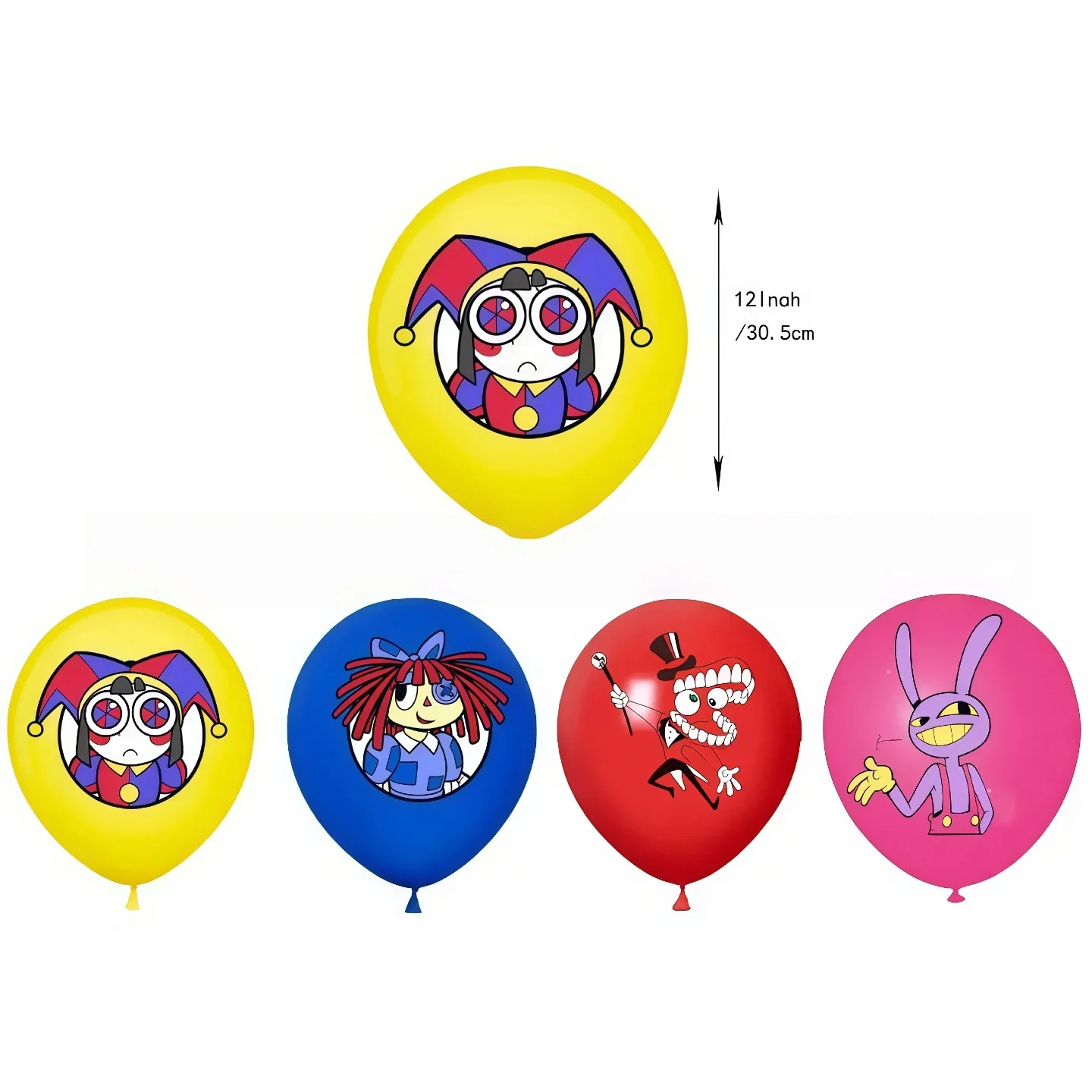 Das erstaunliche digitale Zirkus-Geburtstags-Party-Dekorationsset mit Banner und Ballons, Deko-Ornament-Set für Feiern im Innenbereich – Detail 2