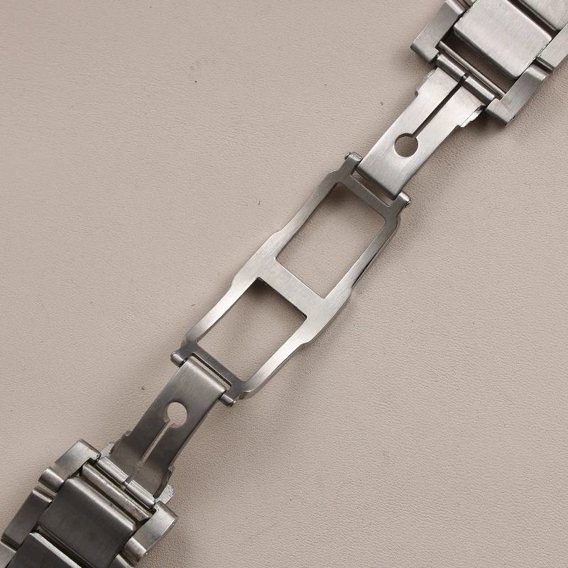 high quality 23mm solid stainless steel watchband for Chopard men wrist bracelet deployment clasp watch strap metal accessory