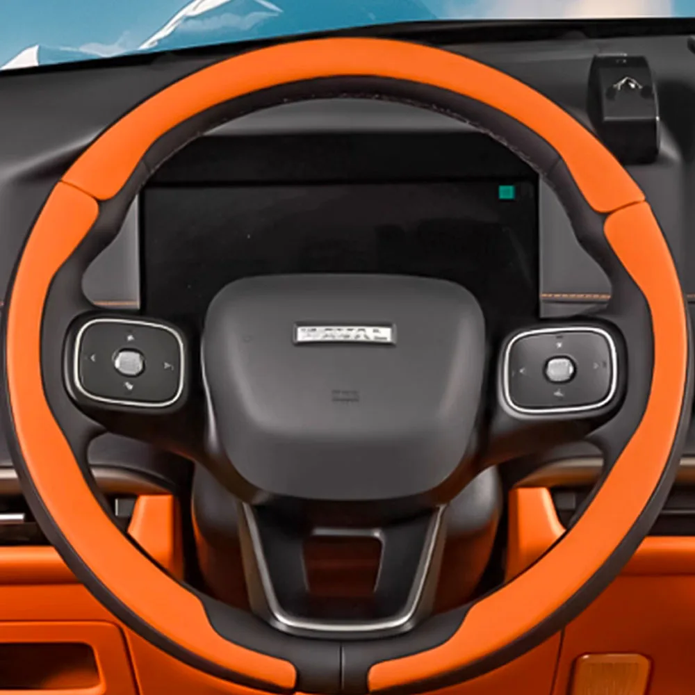 Segmented Steering Wheel Cover For GWM Haval H10 2026 3Pcs Leather Anti‑Scratch Non‑Slip Steering Wheel Protective Trim Interior