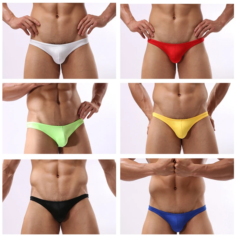 Men's Sexy Swimwear Briefs Bulge Penis Pouch Bikini Swimming Trunks Swimsuit Beach Shorts Surf Bathing Beachwear Hombre Sunga